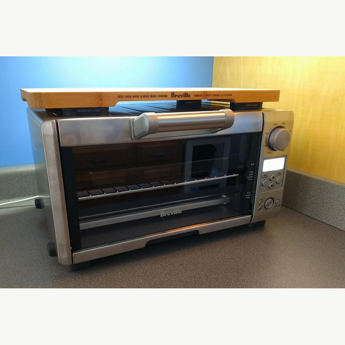 Helps save counter space