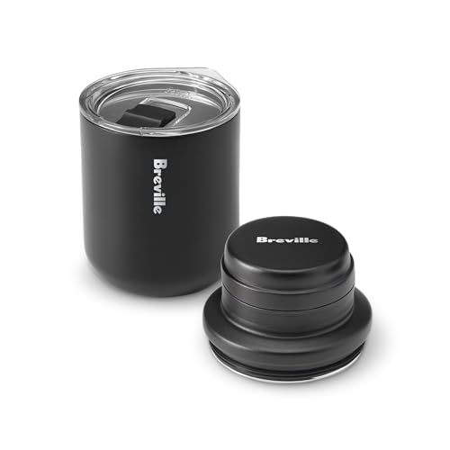 Breville Shake and Take Thermal Travel Cup and Cocktail Shaker – Black Truffle