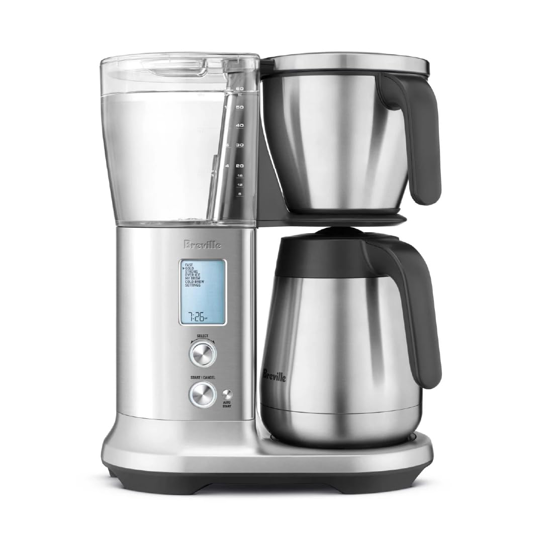 Breville BDC450BSS Precision Brewer Drip Coffee Maker, Thermal Carafe, 60 oz, Brushed Stainless Steel
