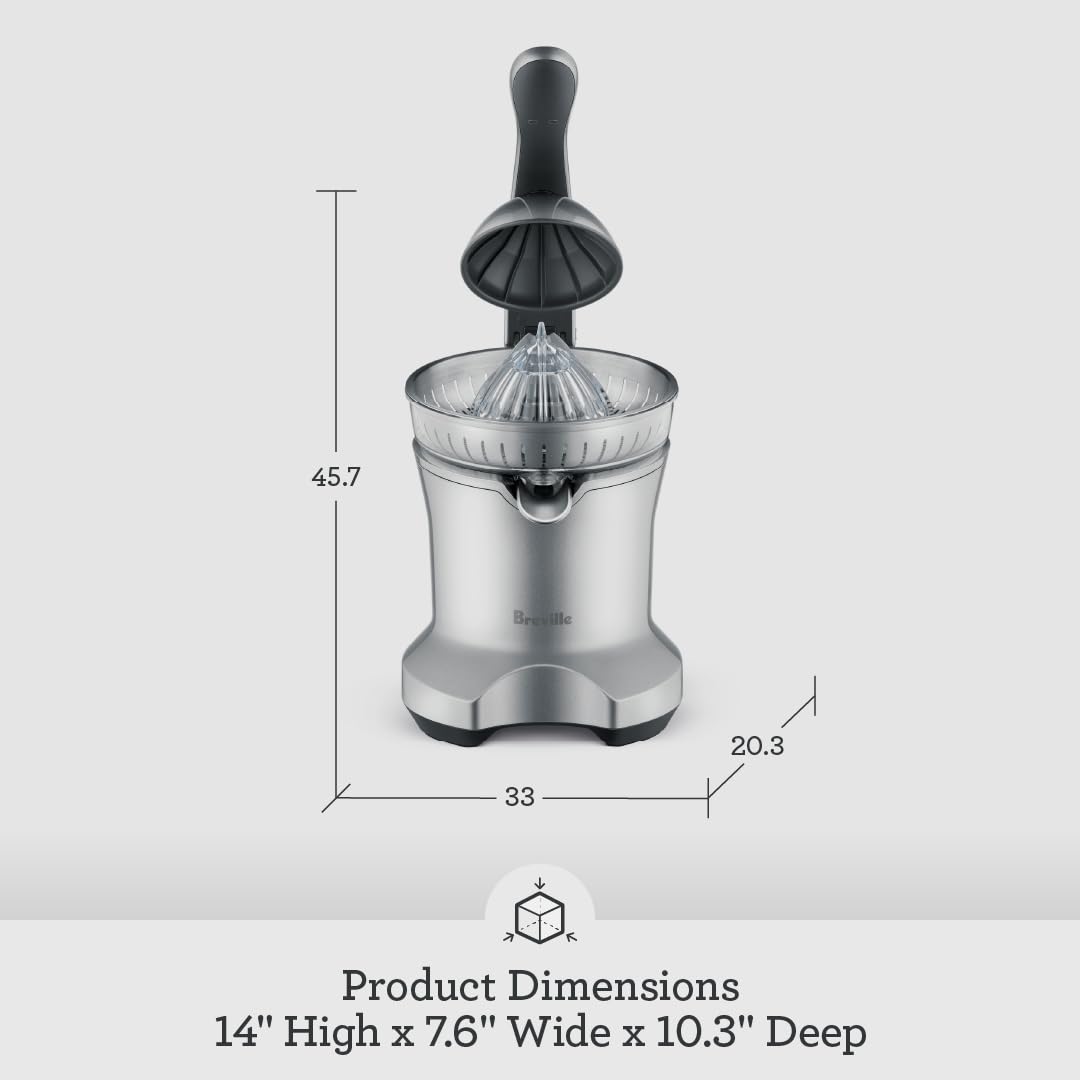 Breville BCP600SIL Citrus Press Motorized Juicer