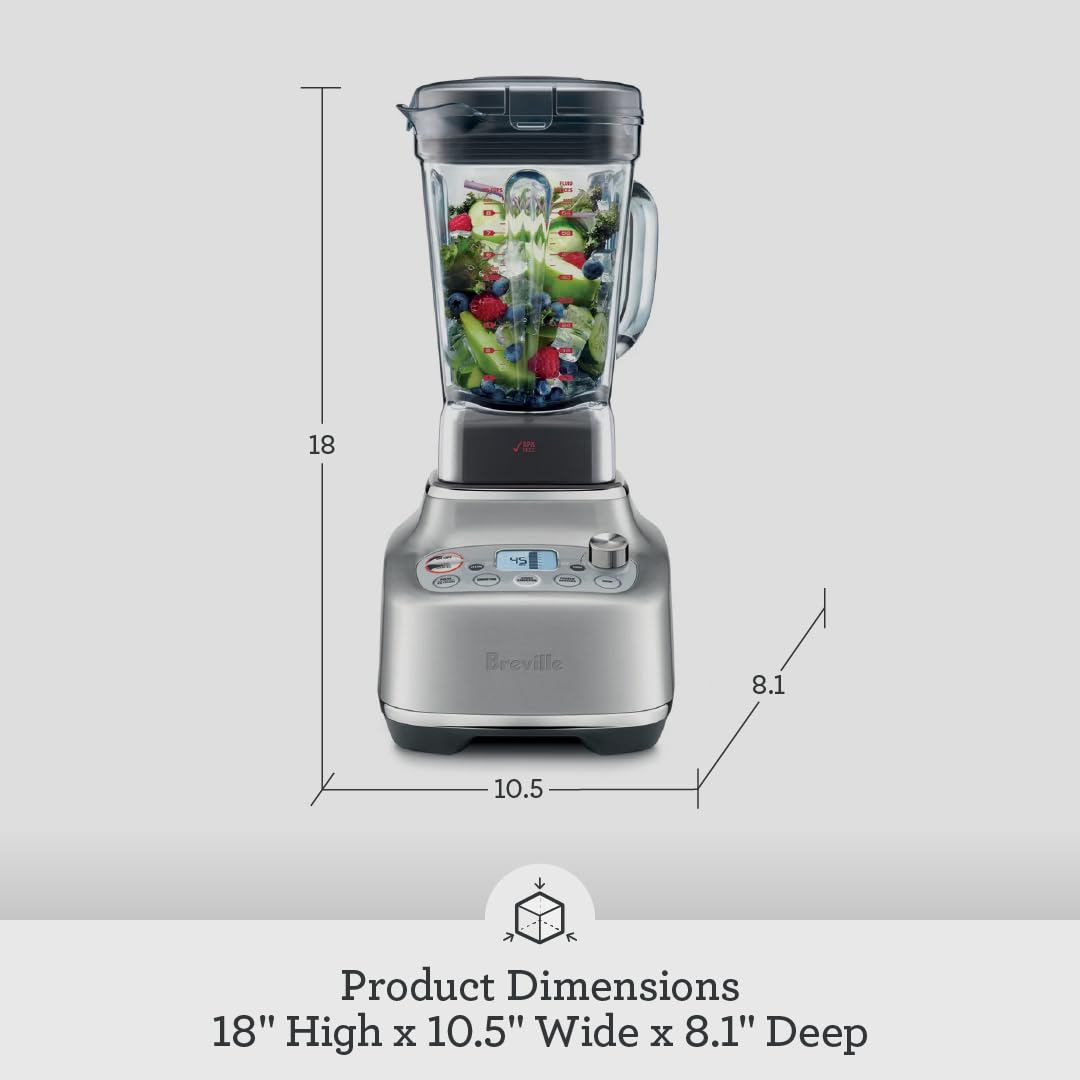 Breville Super Q Home Blender – Black Truffle (BBL920BTR)