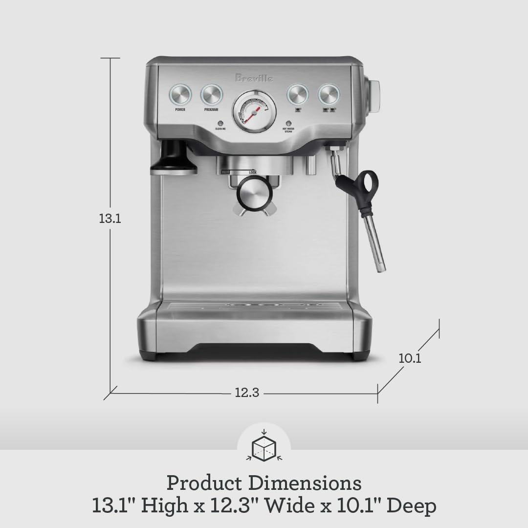 Breville Infuser Espresso Machine BES840XL — Brushed Stainless Steel