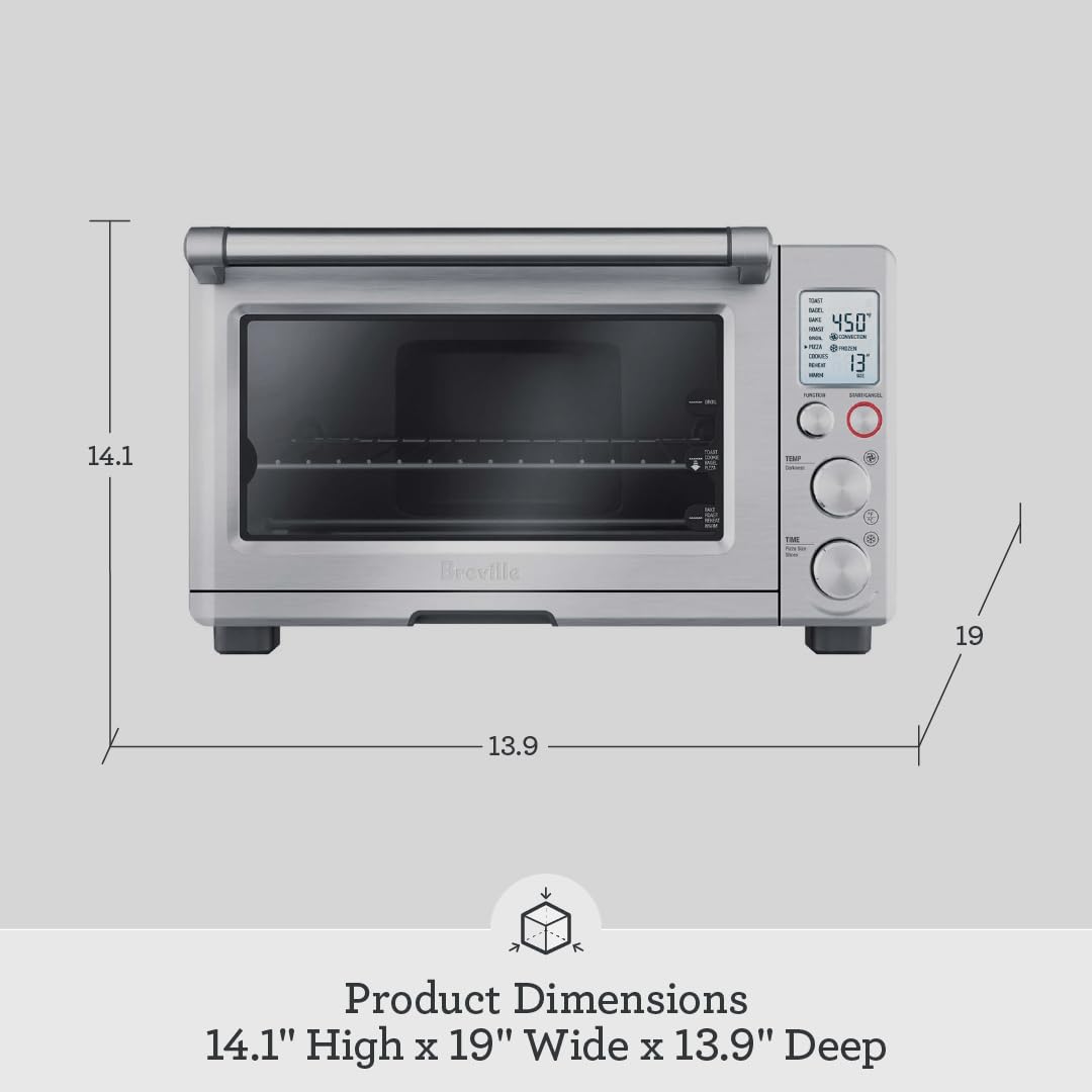 Breville Smart Oven Convection with Element iQ, Brushed Stainless Steel