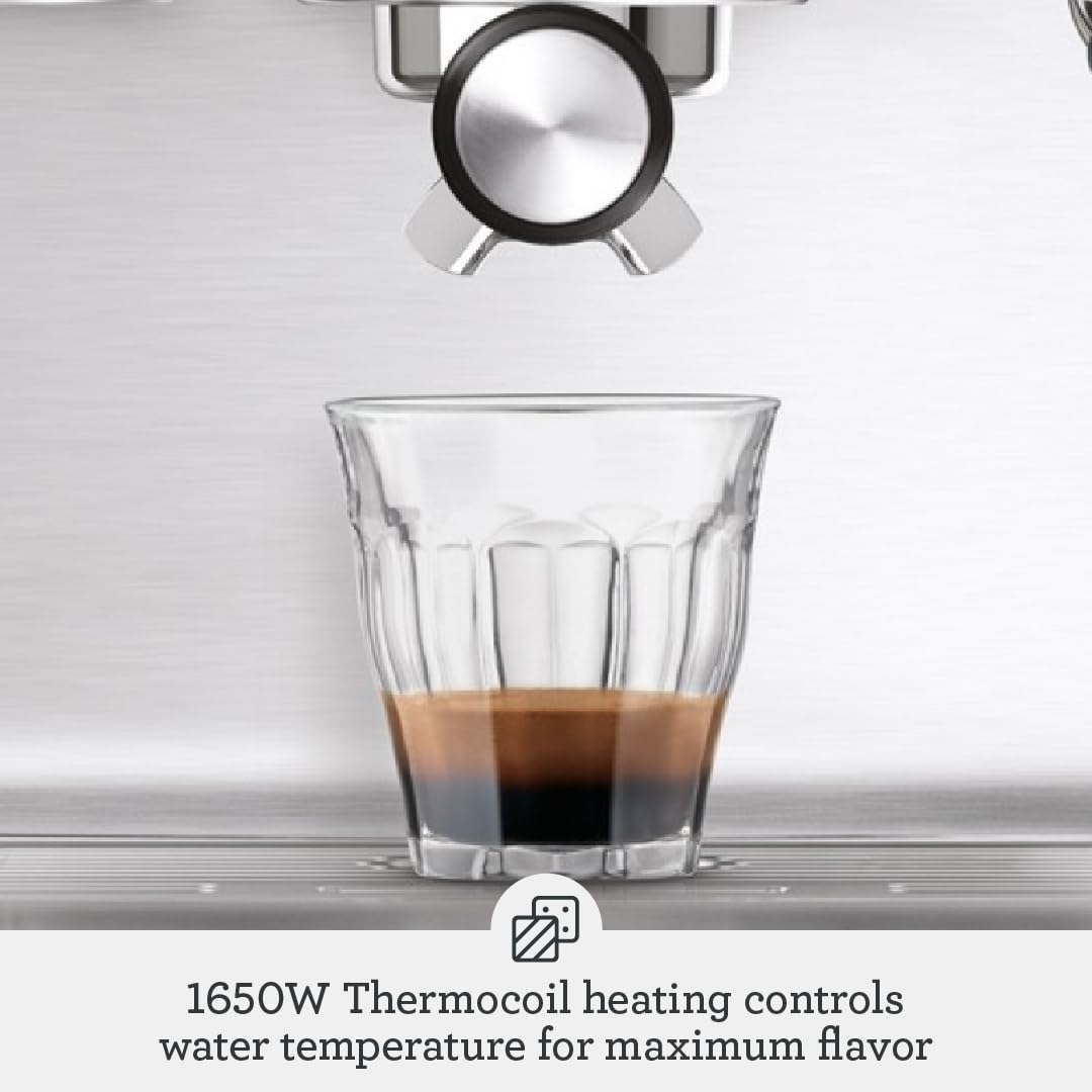 Breville Infuser Espresso Machine BES840XL — Brushed Stainless Steel
