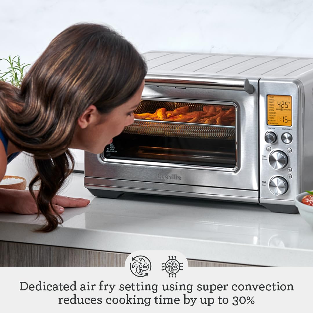 Breville BOV860BTR Smart Oven Air Fryer and Convection Oven, Black Truffle