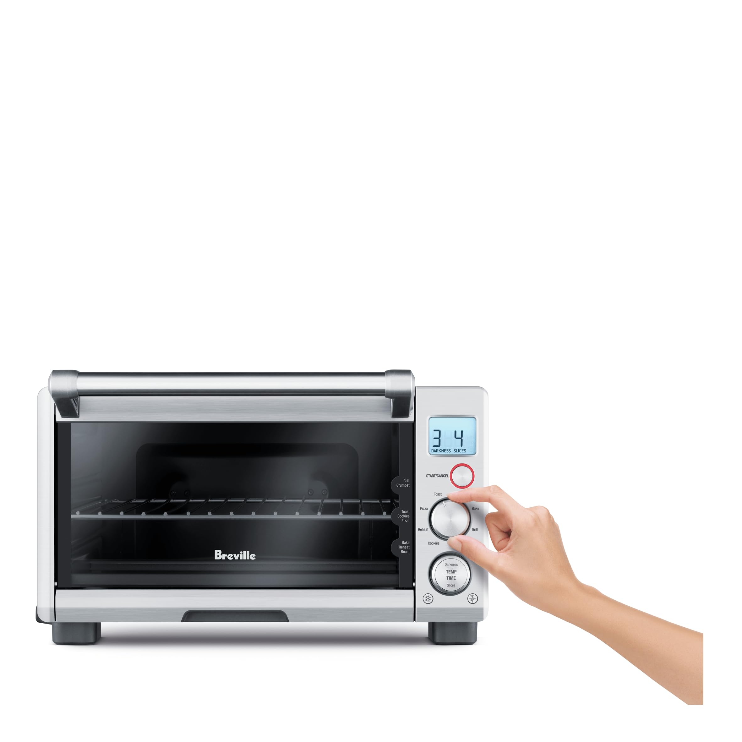 Breville Compact Smart Oven (BOV650XL) — Brushed Stainless Steel, 8 Cooking Functions