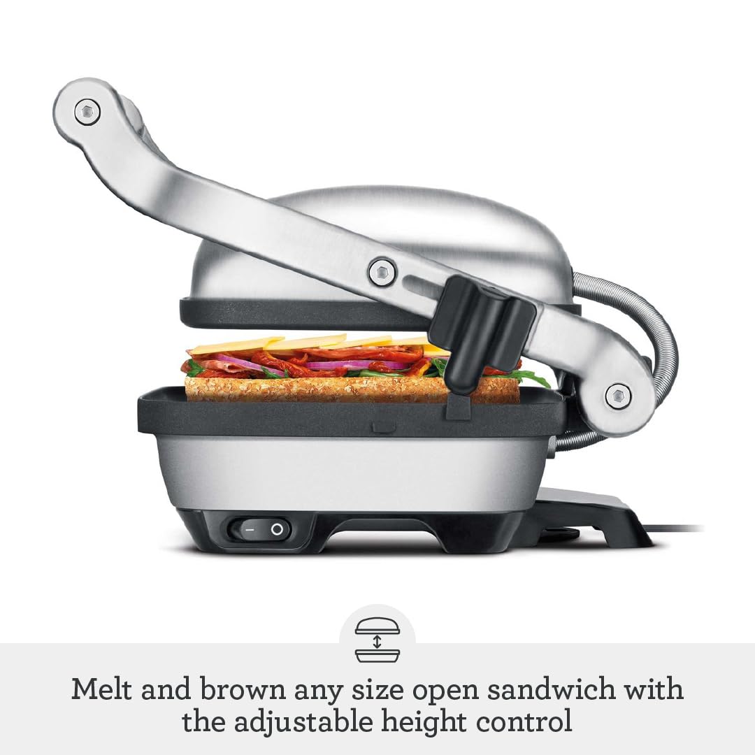 Breville the Perfect Press Panini Press BSG600BSS, Brushed Stainless Steel