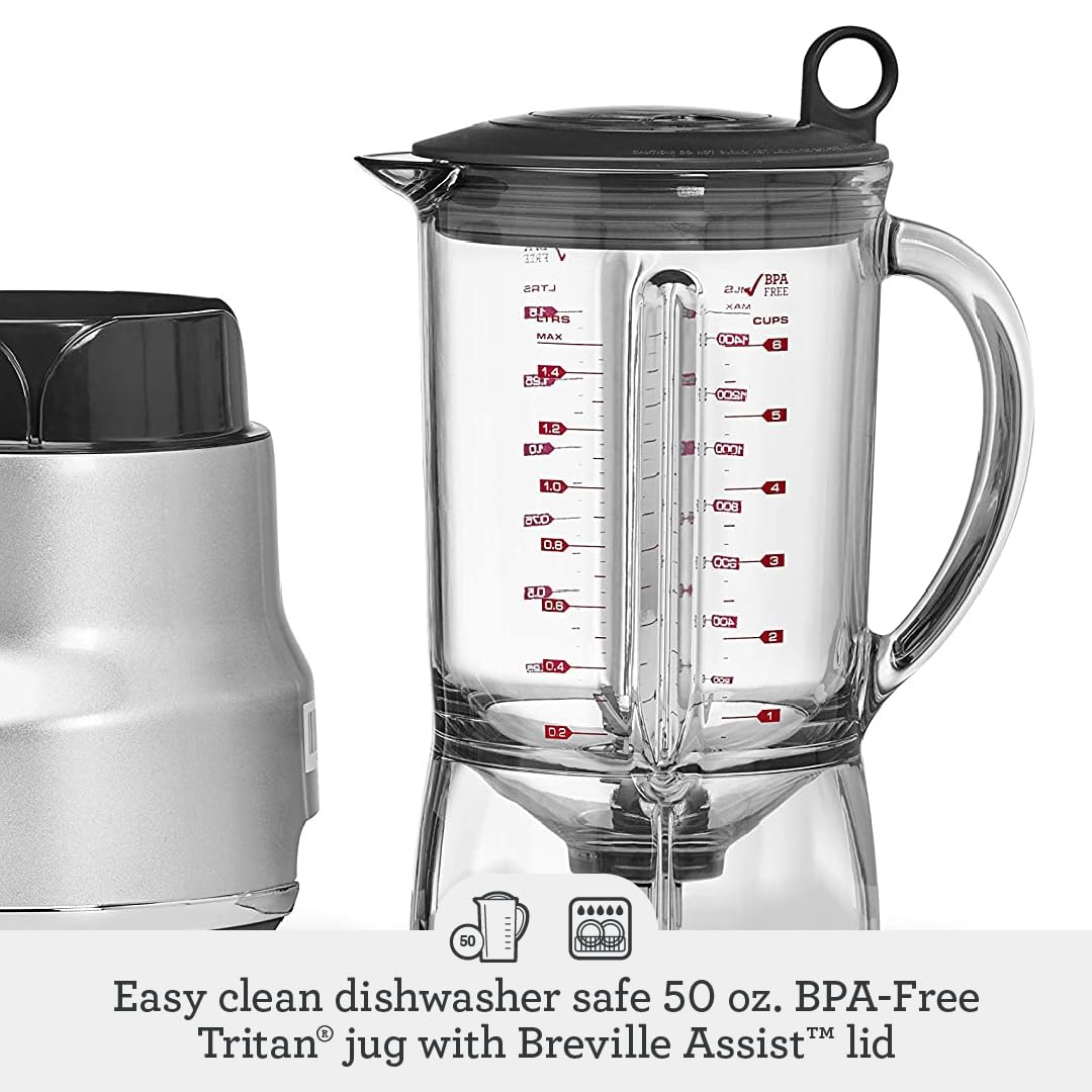 Breville BBL620SIL Fresh and Furious Blender — Silver