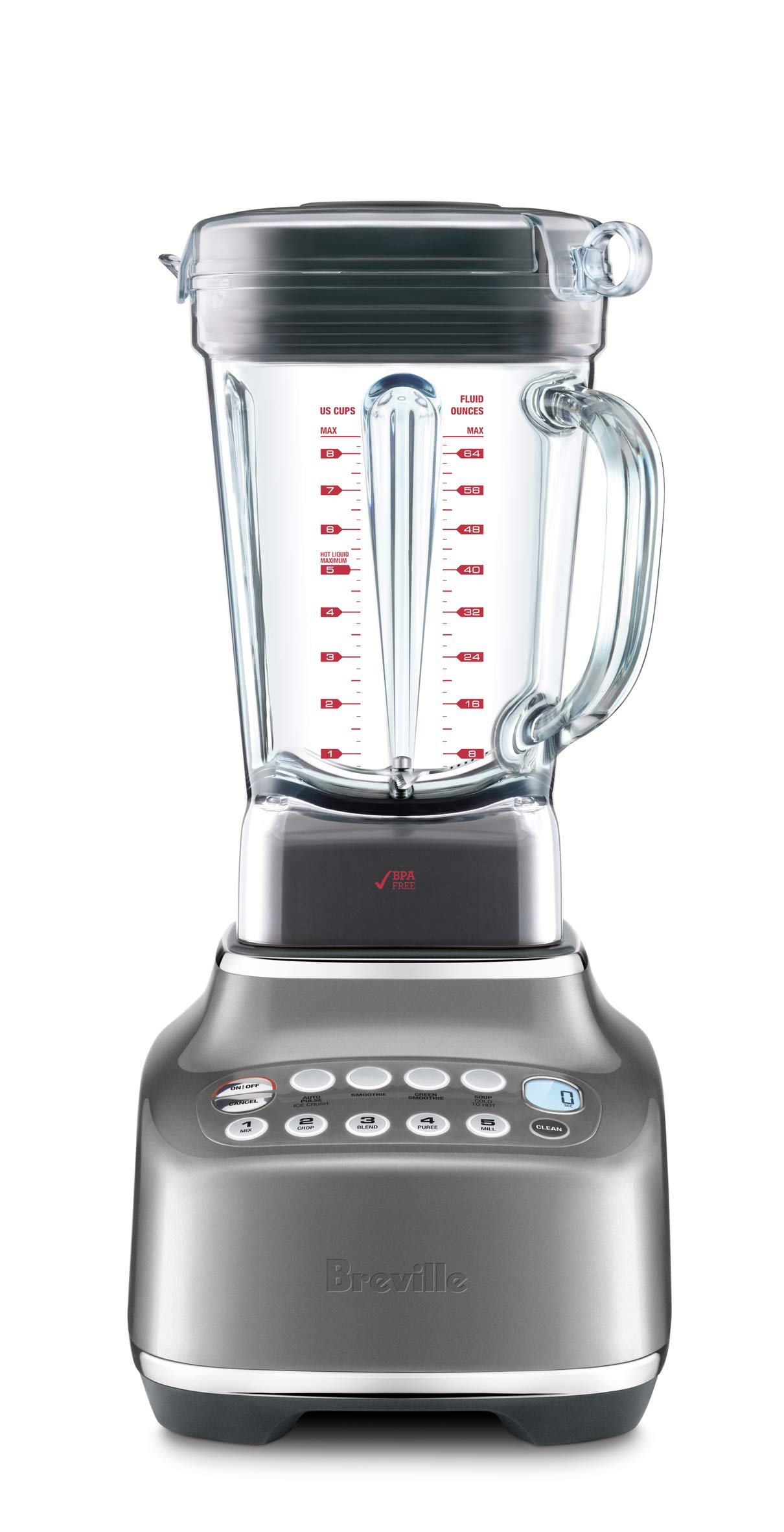 Breville Q Home Blender, Smoked Hickory