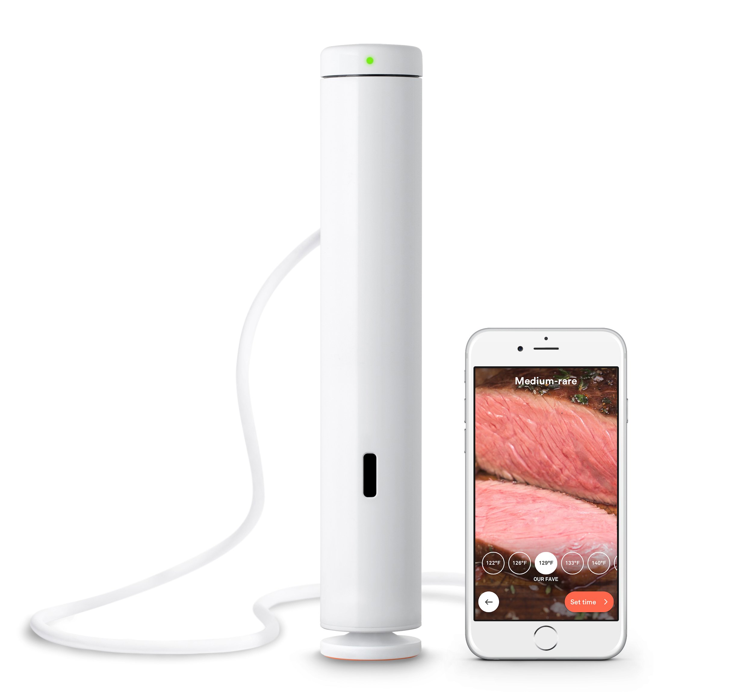 Breville Joule Sous Vide (1100W) — White, Wi-Fi & Bluetooth Enabled