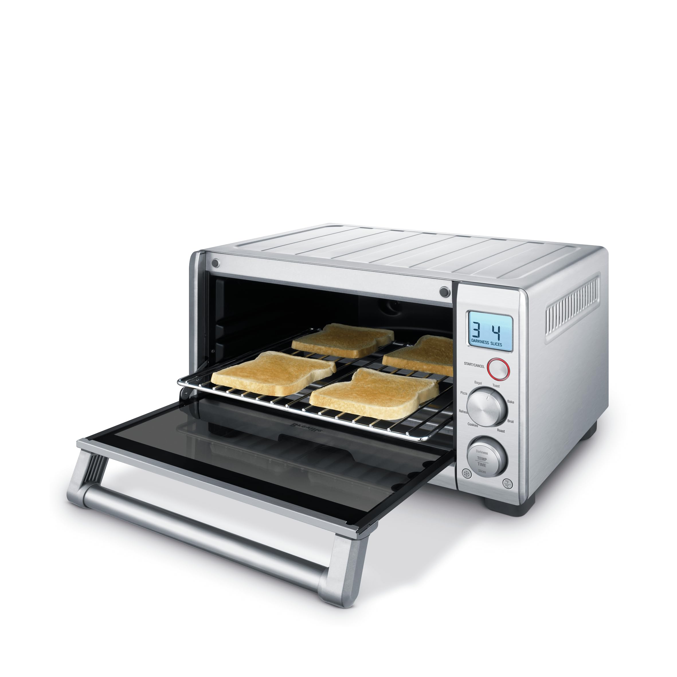 Breville Compact Smart Oven (BOV650XL) — Brushed Stainless Steel, 8 Cooking Functions