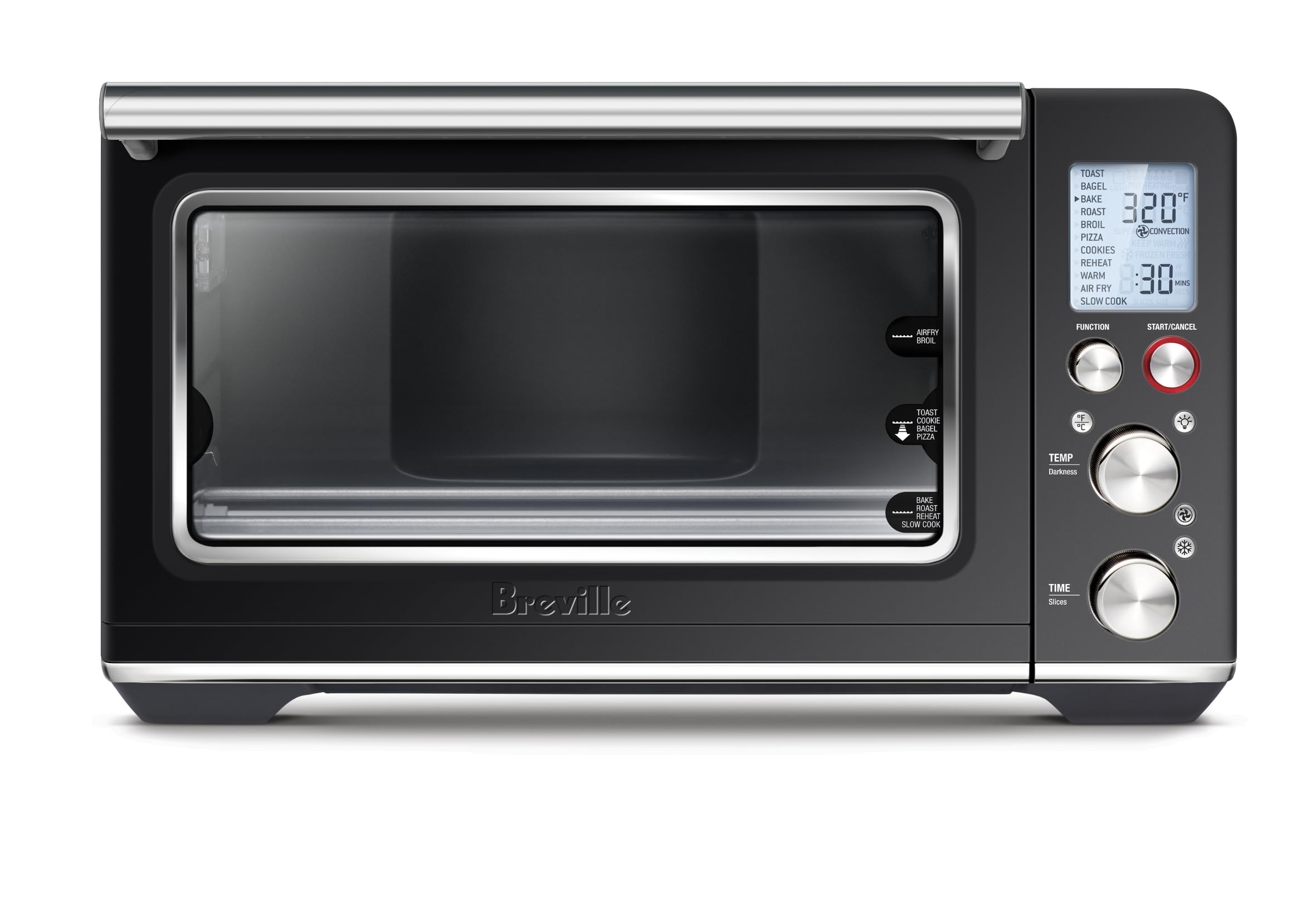 Breville BOV860BTR Smart Oven Air Fryer and Convection Oven, Black Truffle