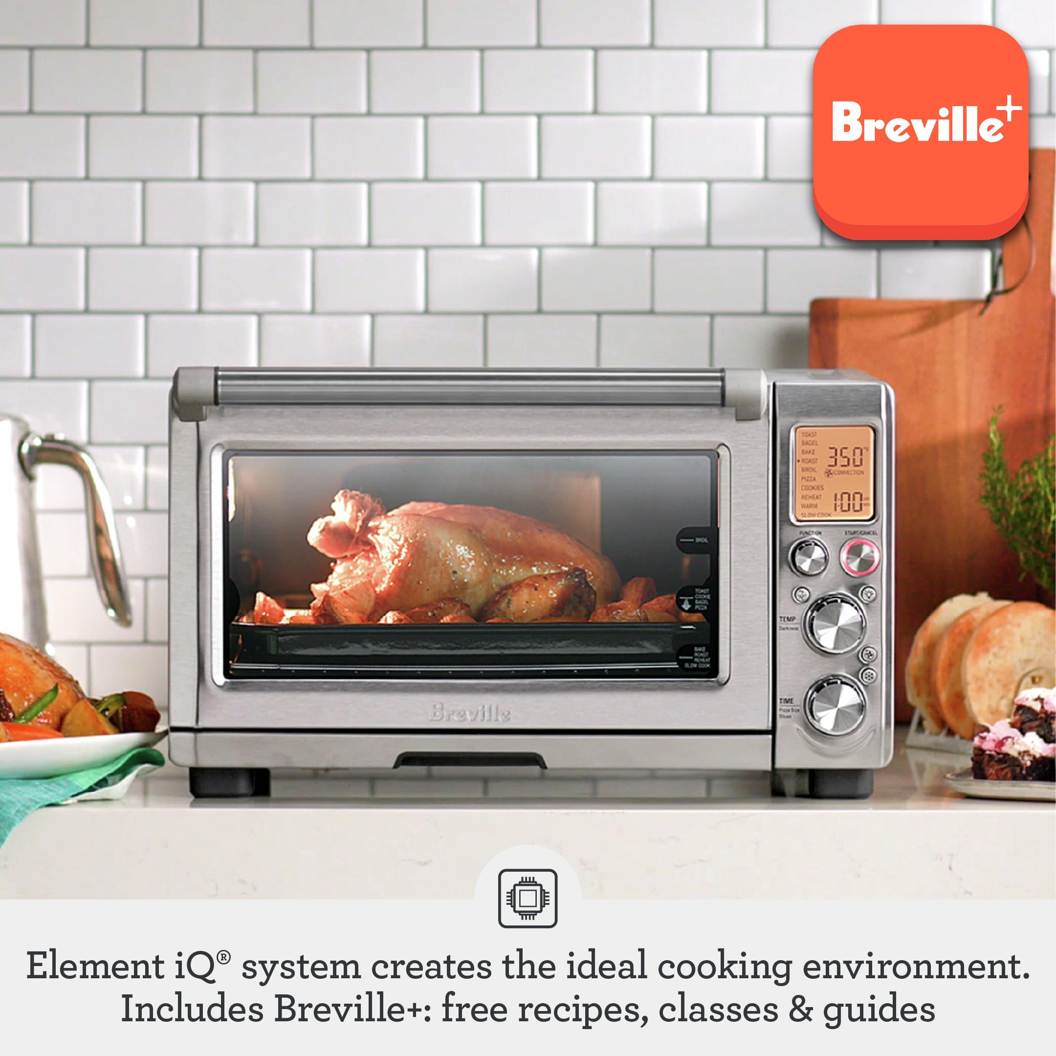 Breville Smart Oven Pro BOV845BSS, Brushed Stainless Steel