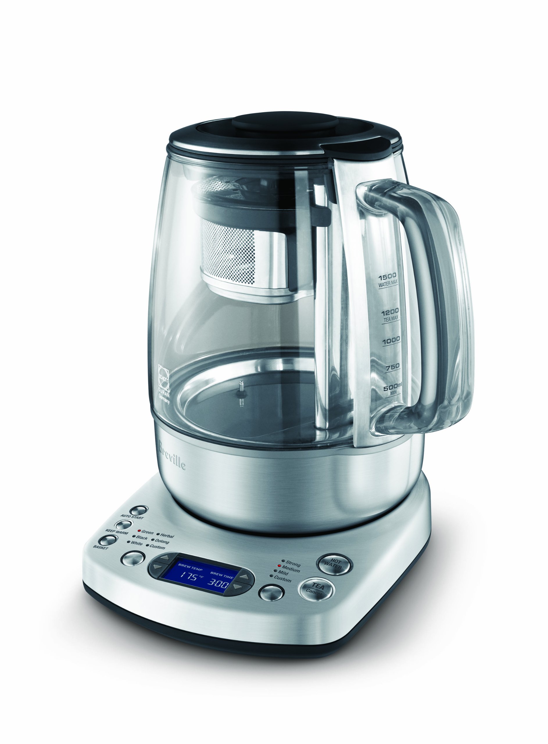 Breville BTM800XL Tea Maker — 51 oz Brushed Stainless Steel & Glass